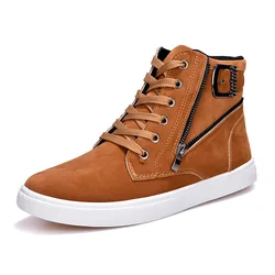 New Men Shoes Classics High Top Sneakers Casual Shoes Man Fashion Board Shoes Autumn Loafers Male Students Skateboard Shoes