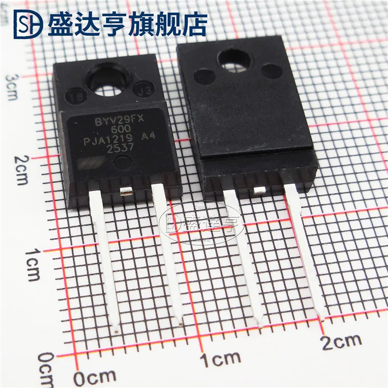 10Pcs/Lot BYV29FX-600 9A 600V TO-220-2  Fast Recovery Diode