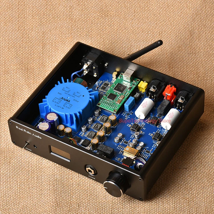 

Dual core ES9038 DSD512 Bluetooth 5.1 decoder DAC headphone amplifier LDAC all aluminum chassis