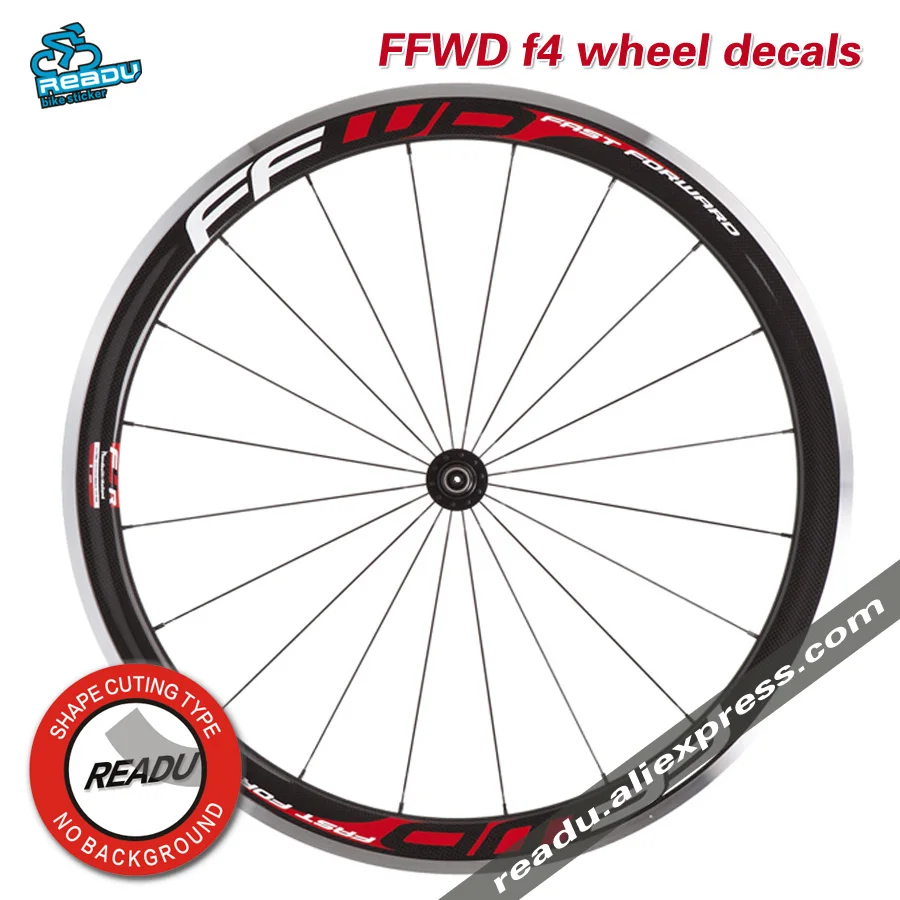 Hot Outdoor Bicycle Sticker FFWD f4  Road Bicycle Wheel Group Stickers Suitable For 38/40 Rims for Two Wheel Decals Bike Sticker