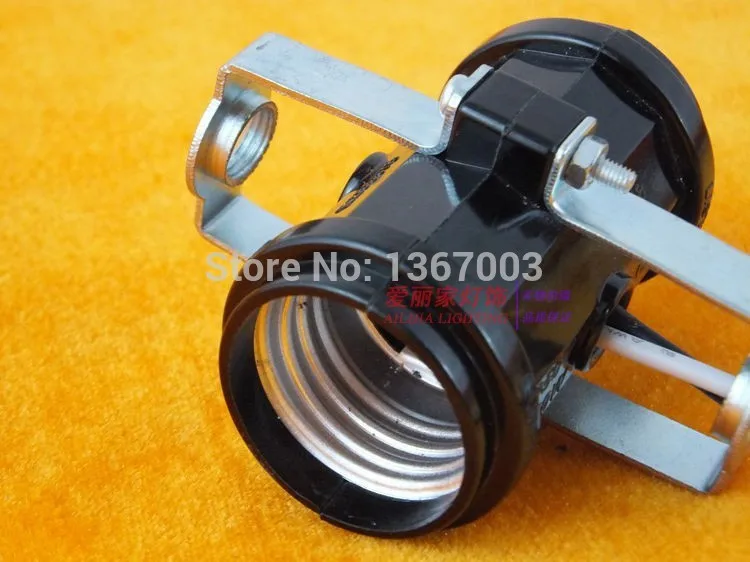 2 4 10pcs/lot E26 E27 Double Lamp Holder 2 Heads Bulb Lamp Socket Vintage Pendant Light Base Fixtures