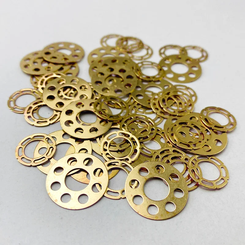 2pcs DIY Accessory Folding Knife Brass Washer Copper Gasket for Chris Reeve Large Sebenza Umnumzaan Knives Metal Flat Cushion