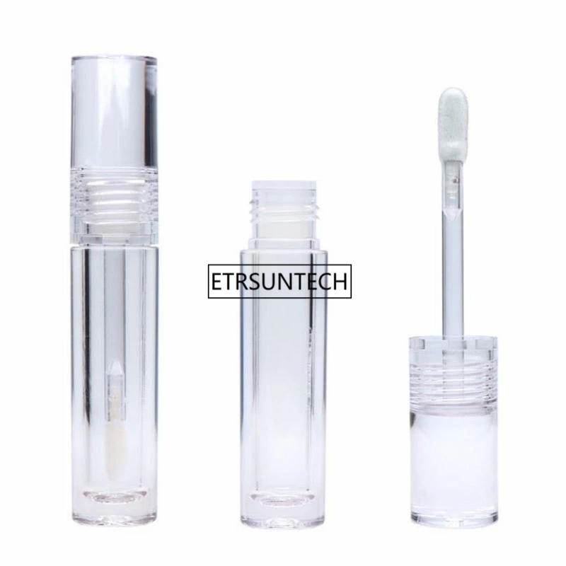 

100pcs clear Lip gloss Tubes Transparent Lip Gloss Refillable Bottles Glaze Lip Balm Container With Rubber Inserts F3920