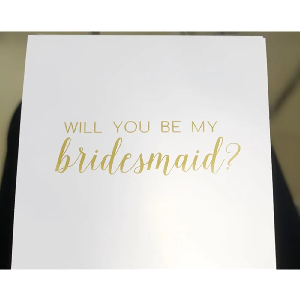 

Will you be my bridesmaid gift box white matron of honor gift box Groomsman proposal box cutom groomsman bridal party gift box