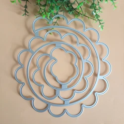 New big flower metal cutting dies DIY scrapbook, embossed card making, photo album decoration, handmade crafts