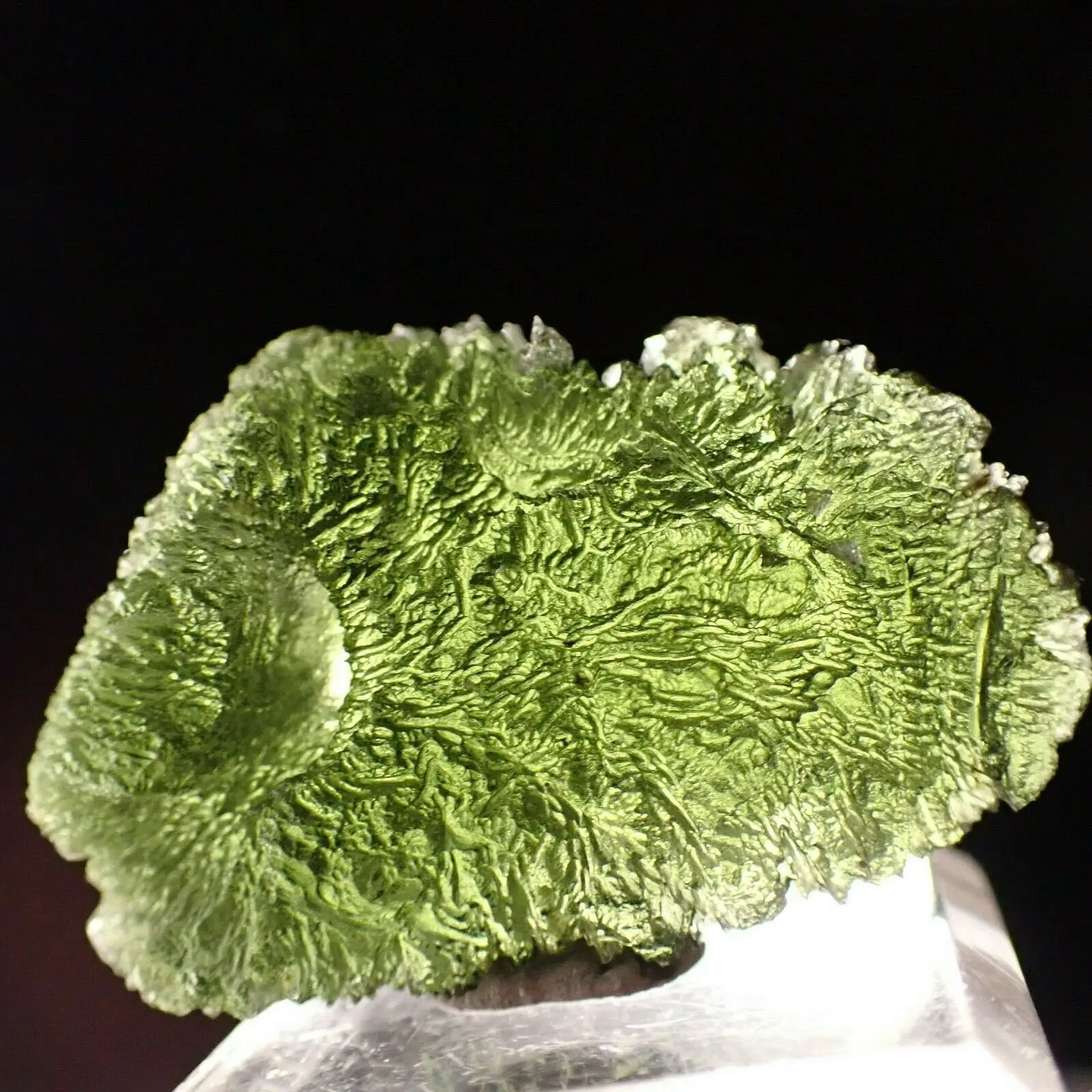 6-26g Moldavite Natural Czech Meteorite Impact Glass Rough Stone Crystal Energy Stone 1pc