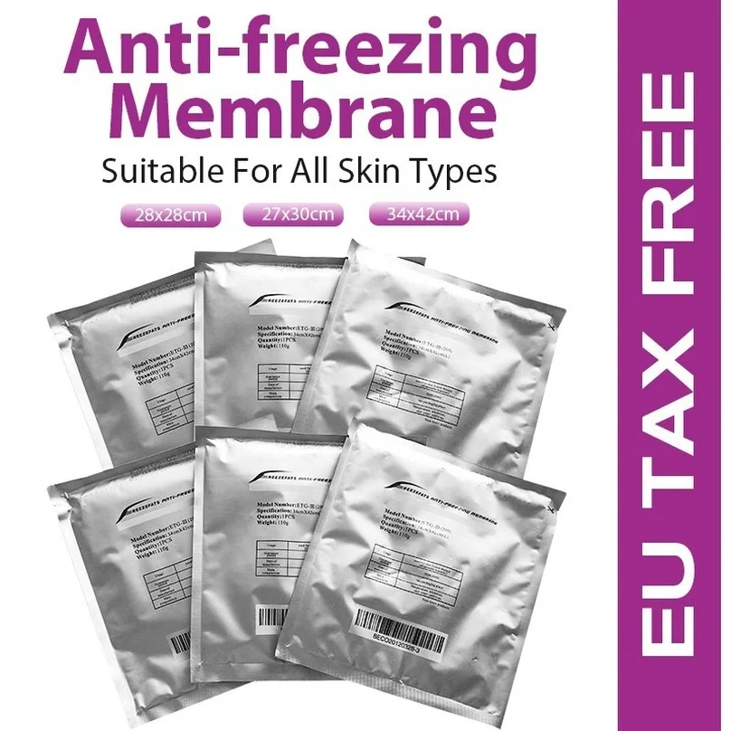 Professional Antifreeze Membranes Anti Freeze For Mi Ni Cryolipolysis Machine Fat Freezing Treatment 12*12Cm Size