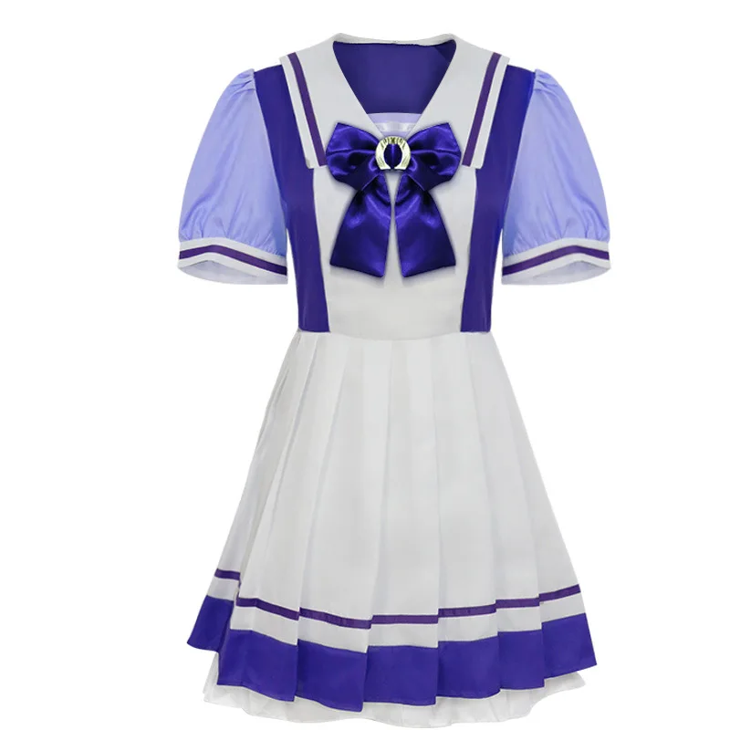 Festa de halloween anime prettyderby adulto meninas lolita uniforme cosplay traje vestido de empregada doméstica para mulher