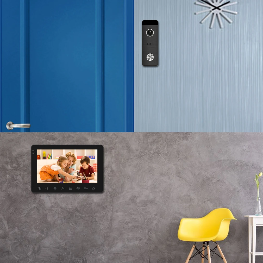 New Home Video Intercom Video Door Phone for Apartment 7\