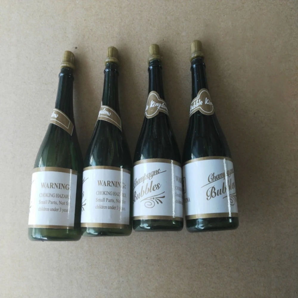 Mini Champagne Bubbles for Wedding Party, White Cake Bottles Decors, Happy Birthday Festival Celebration, Ornament, 50PCs - Image 5