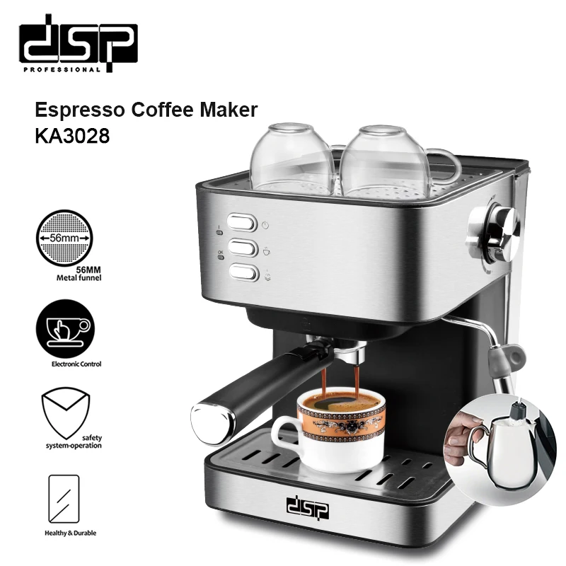 15 Bar Automatische Italienische Typ Espresso Kaffee Maschine Machen Espresso Und Cappuccino Mit 1,5 L Tetachable Transparent Wasser Tank