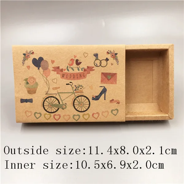 Brown Kraft Paper Boxes for Jewelry Storage