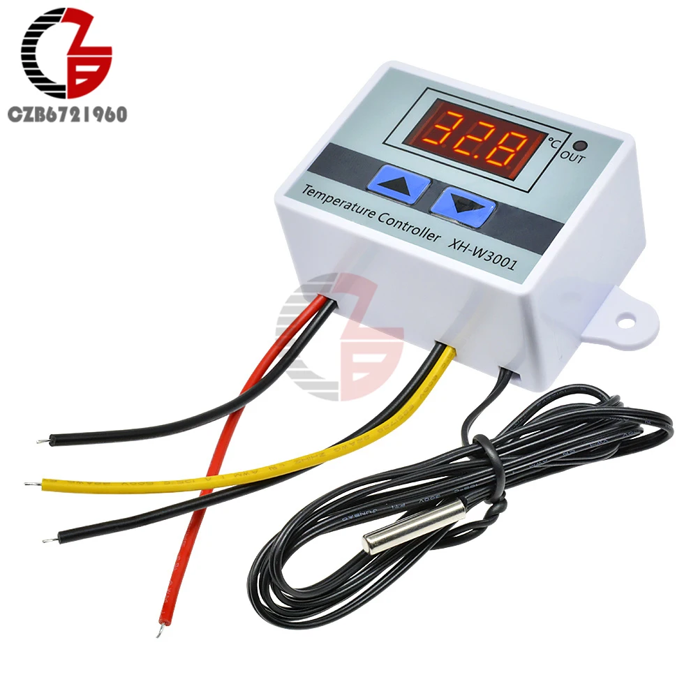 W3001 AC 110V 220V Isolated Voltage Regulator Digital Thermostat Temperature Controller Incubator Thermoregulator Thermometer