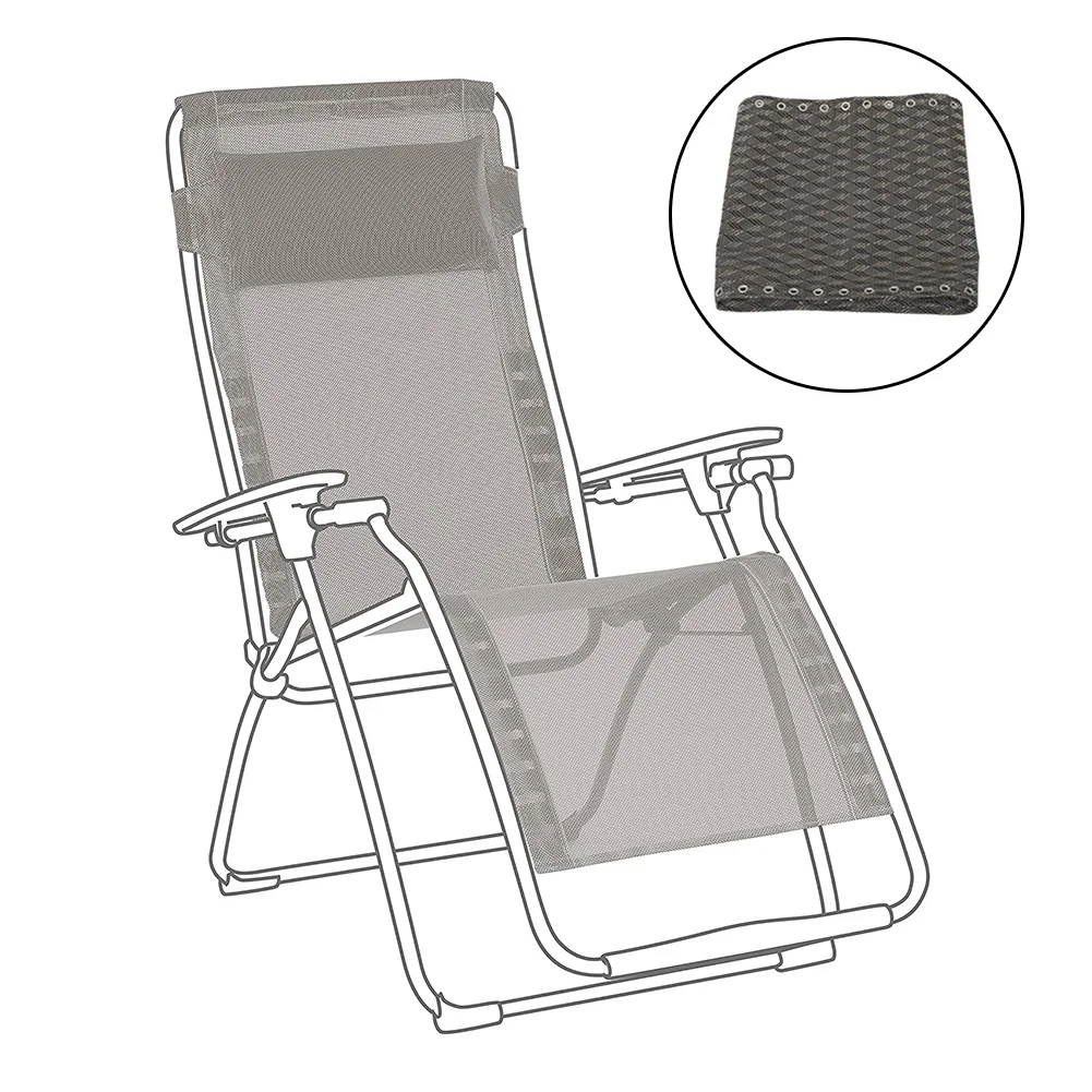 Recliner Cloth Breathable Durable Chair Lounger Replacement Fabric Cover Lounger Cushion Raised Bed for Garden Beach