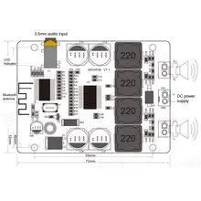 Mini TPA3118 Bluetooth Power Amplifier #2