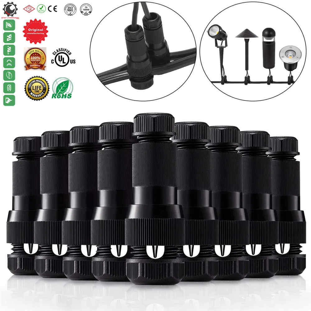 

Low Voltage Landscape Lighting Wire Connector Outdoor 12-14 Gauge Cable Connectors for Landscape Path Lights,Outdoor Lighting