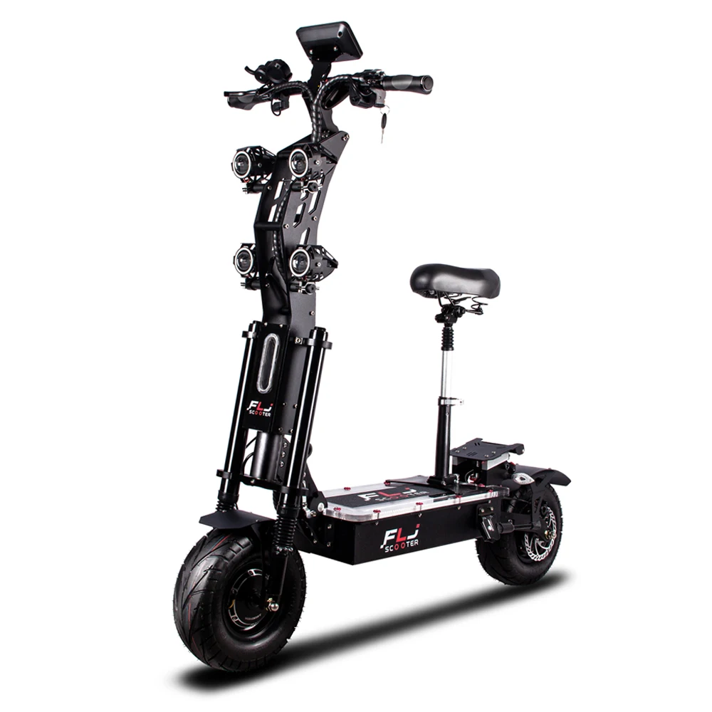 72V 8000W 13inch fat wheel dual motor Electric Scooter