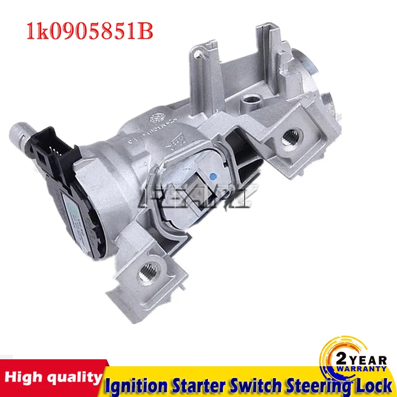 

For Golf 5 MK5 6 MK6 Caddy EOS Seat Leon Toledo Altea A3 Ignition Starter Switch Steering Lock1K0905851B