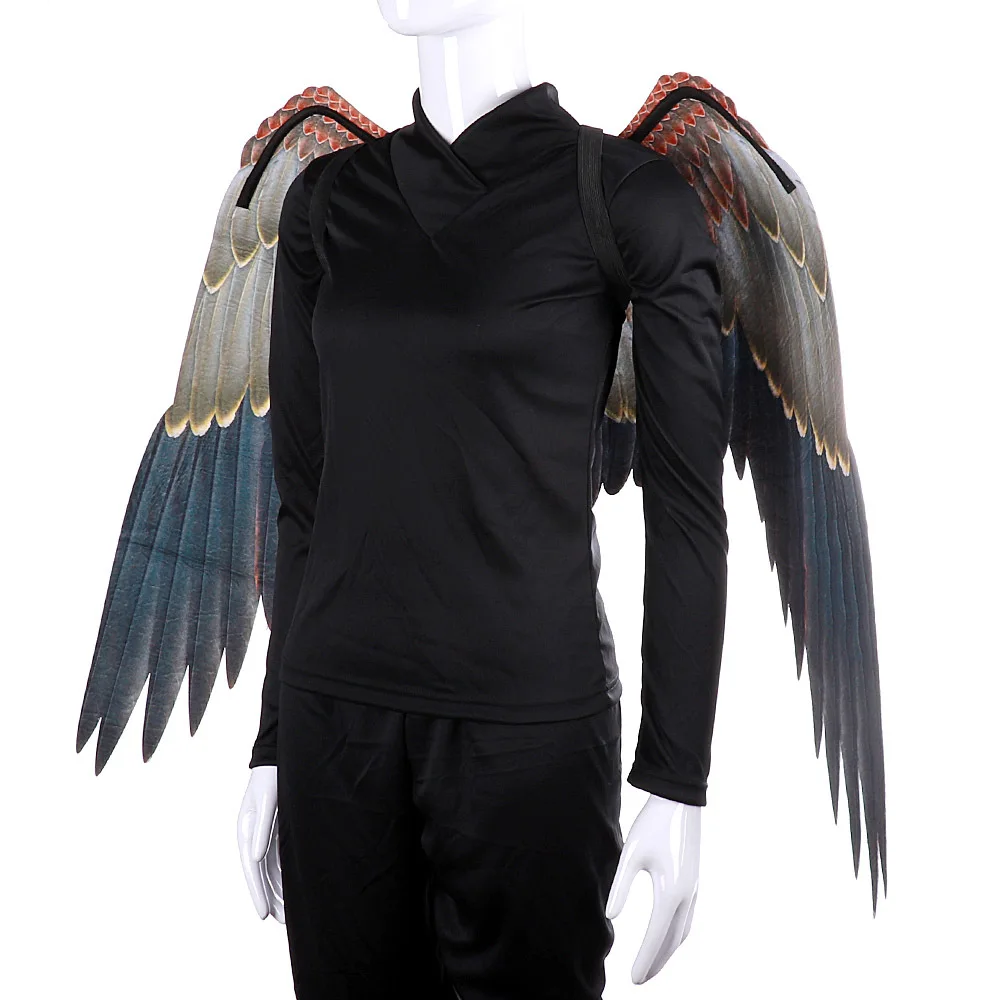 New Disfraz De Pajaritos Burningman Festival Adult Japanese Game Onmyoji Cosplay Tengu Bird Carnival Costume Large Big Wings