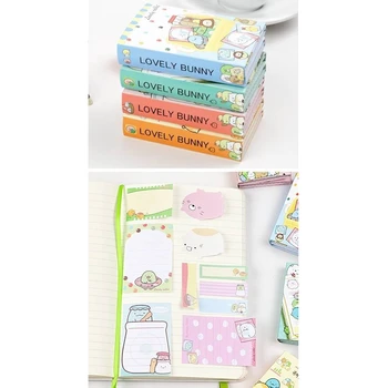San-xすみっコぐらしかわいい動物メモパッドカワイイ付箋ステッカーパッドオフィス学用品キッズステーショナリーギフト