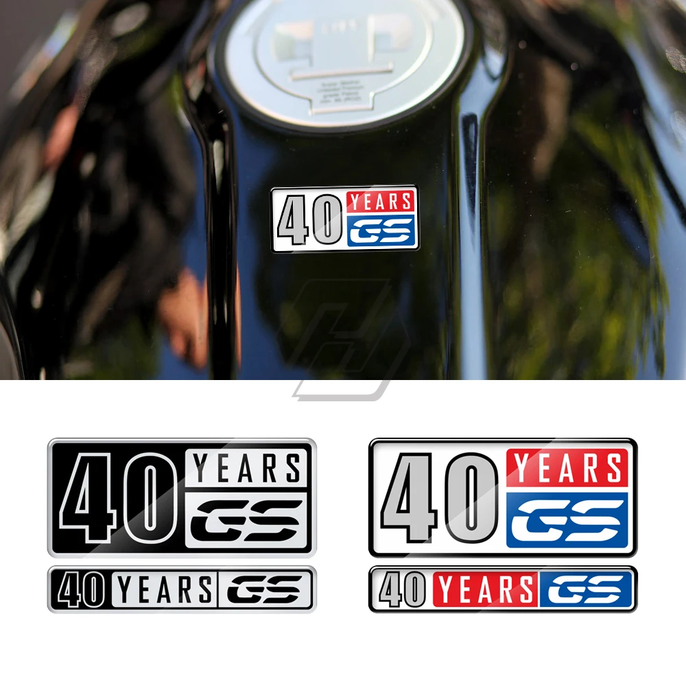 3D Motorcycle Decal Case for BMW Motorrad 40 Years GS Sticker for R1200GS R1250GS F850GS F800GS