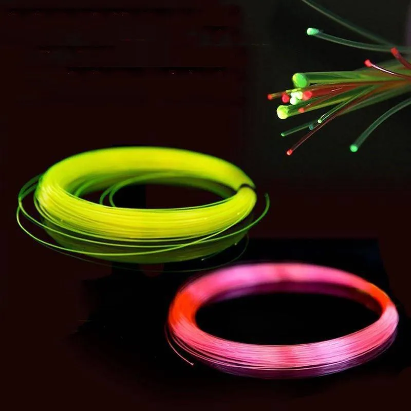 50cm 0.5-2.0mm Fiber Optic Bow Sight Replacement Pins Compound Bow Archery Accessories Red Green Slingshot Hunting Fiber