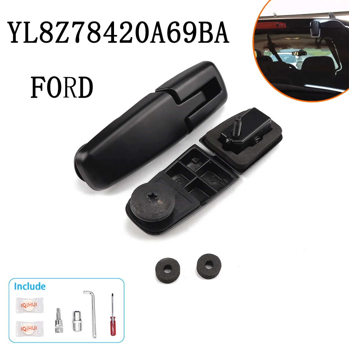 2 Pcs For Ford  ESCAPE MERCURY MARINER 2001-2007 Windshield Car Door Hinge Car Rear Window Hinge YL8Z78420A69BA