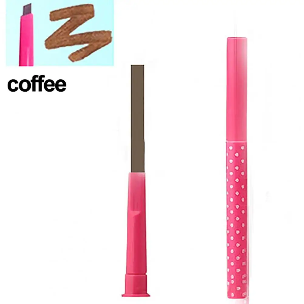 New Eyeliner Pen Waterproof All Day Wear Smooth Rotating Eyebrow Pencil Makeup Eyebrow Enhancer