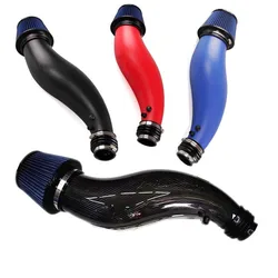 SPSLD Plastic Air Intake Pipe For Honda civic 92-00 EK EG with air filter Carbon fibre intake pipe