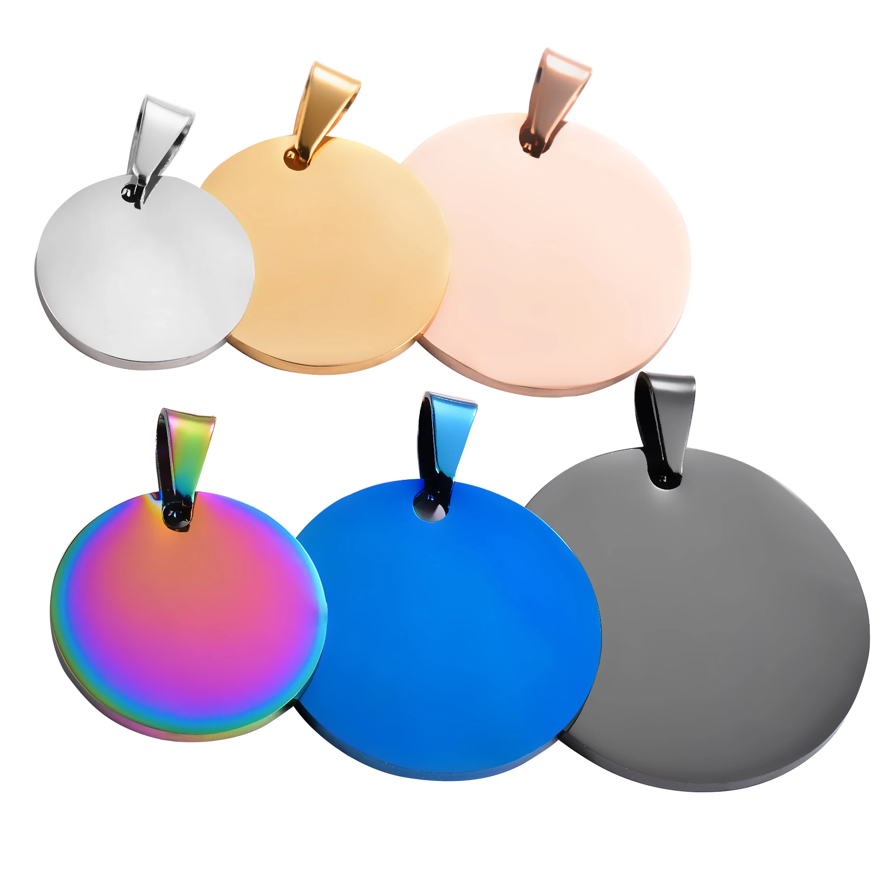 

5Pcs/Lot High Quality Fashion Military Army Charm Dog Tags Stainless Steel Pendant Necklace Jewelry Gift