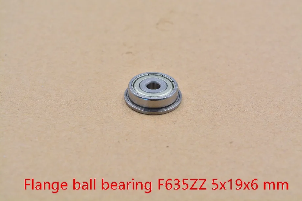 5mm bearing 635ZZ F635ZZ 5mmx19mmx6mm flange ball  deep groove  toy car  1pcs