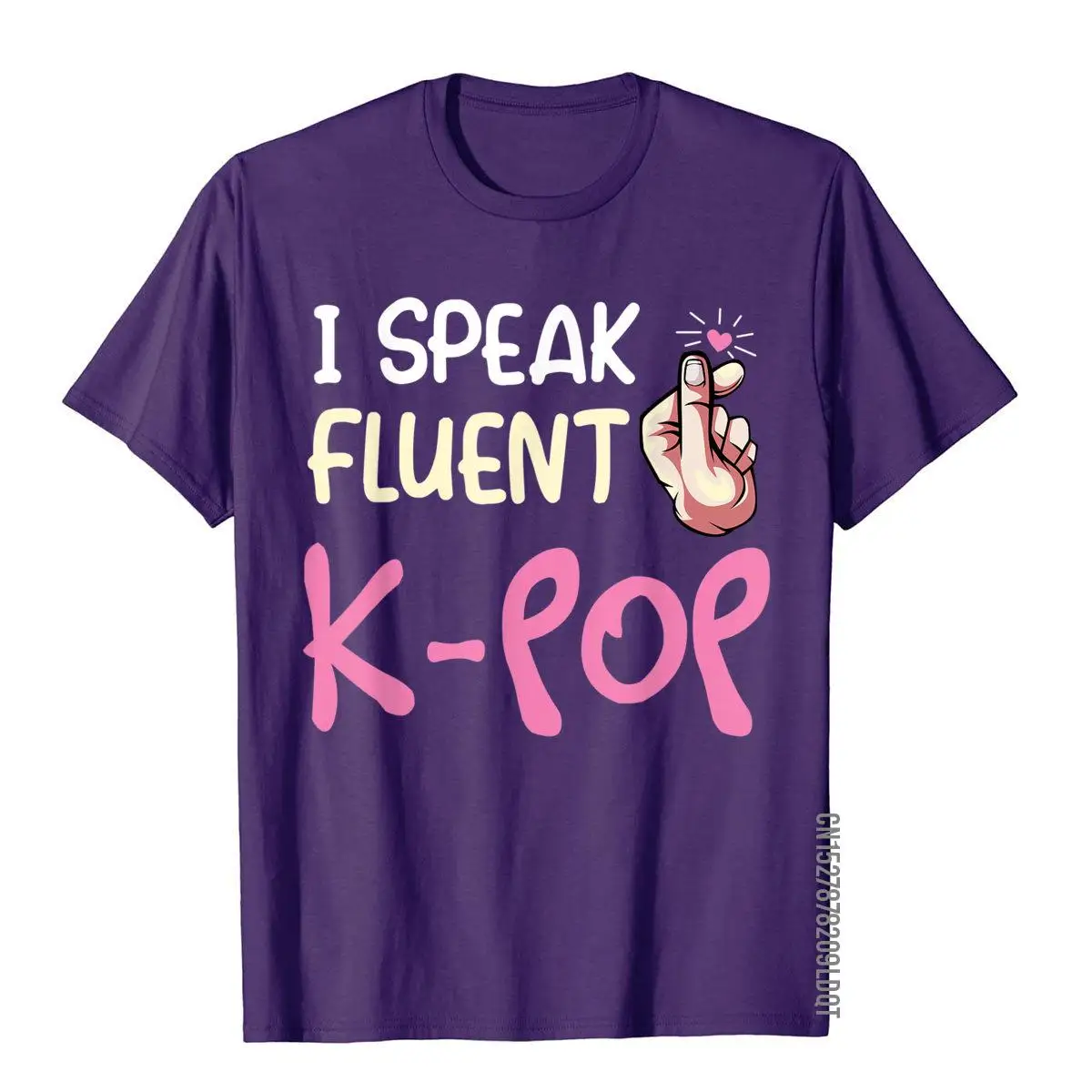 I Speak Fluent K-Pop Gayo Kdrama Idol Hallyu Hangul Korea T-Shirt Novelty Top T-Shirts Cotton Men Tops & Tees Leisure