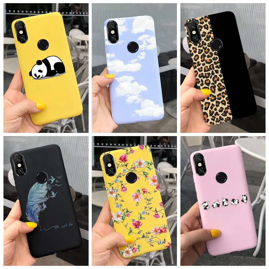 Funda de silicona blanda para Xiaomi Mi 8 Pro, carcasa bonita con dibujos animados pintados en caramelo para Xiaomi Mi 8 Lite Mi8 Pro