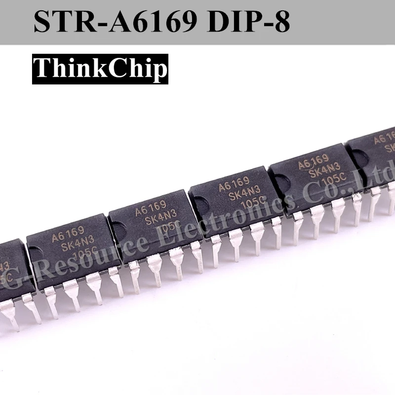 (10pcs) STR-A6169 DIP-8 Off-Line PRC Controllers with Integrated Power MOSFET