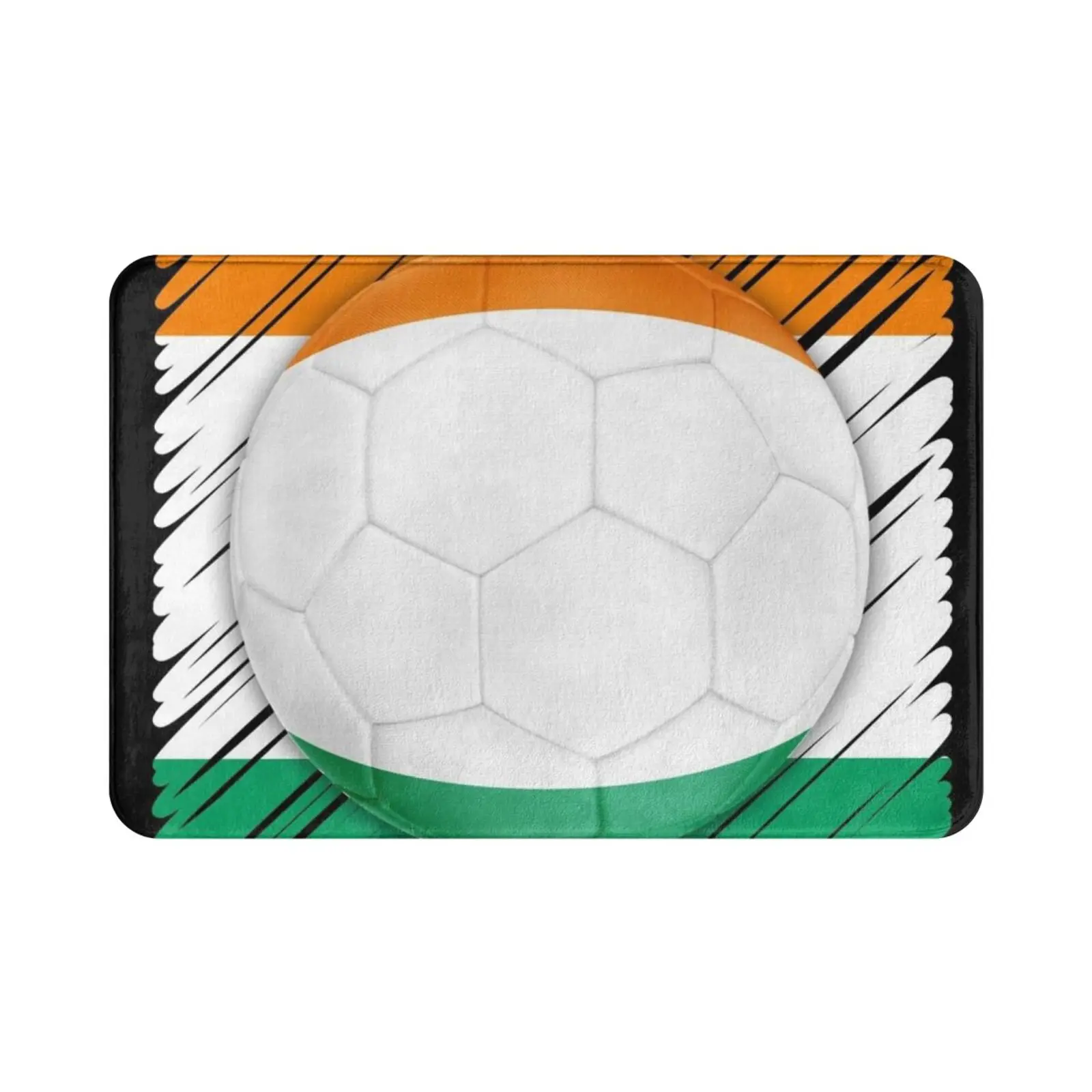 Ivory Coast Football Country Flag Carpet Mat Rug Cushion Soft Non-Slip C ? Te D Ivoire Ivory Coast Ivorian National Flag