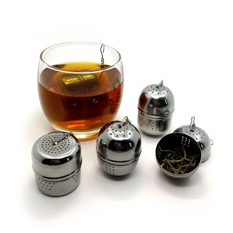 

3Pcs Premium Stainless Steel Tea Ball Strainer Steep Loose Leaf Tea Herbal Spices Seasonings Teapot Tea Coffee Cup Kitchen Tool