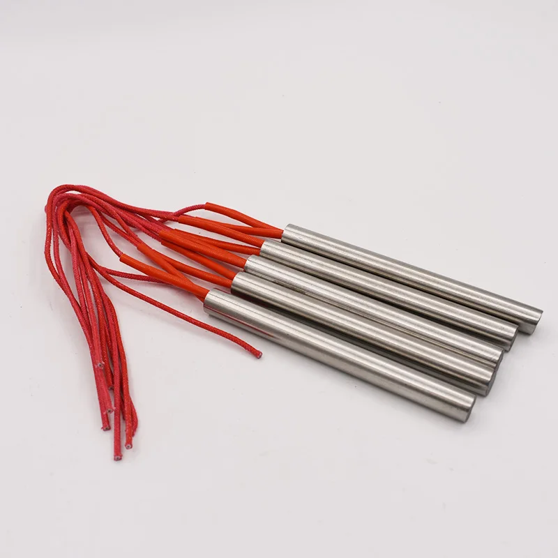 Customized Stainless Steel 10x100mm Cartridge Heater 10mm Tube Dia. 24V/36V/110V/220V/380V Electric Heater Element