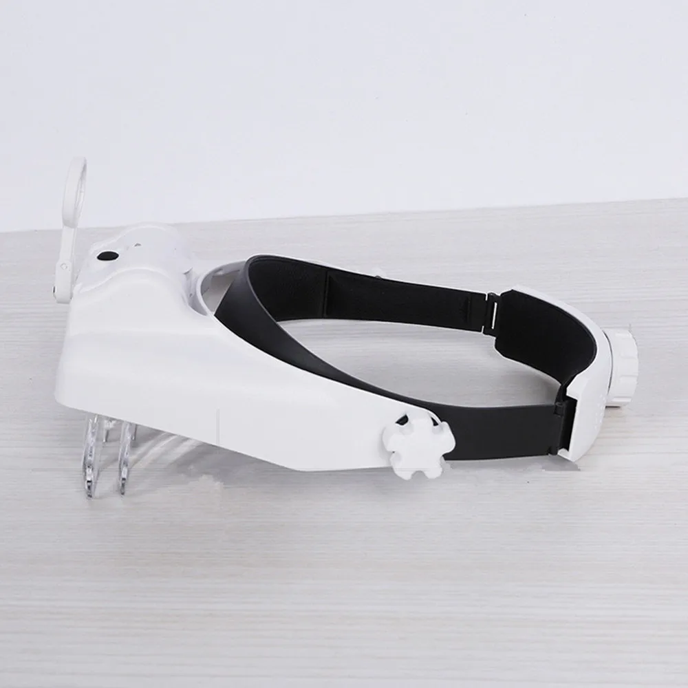 

Long Standby Glasses Magnifier 31 Multiples Magnifying Glass With LED Light Reading Magnifier Soldering Loupe Embroidery