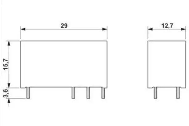 10 pcs REL-MR-24DC/21HC 2961312 1NO+1NC | 24VDC | With no light | 16A  Relay module