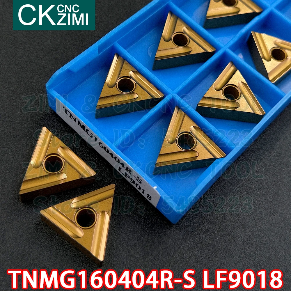 TNMG160404R-S LF9018 TNMG 160404R S LF9018 كربيد الشق الداخلية الخارجية تحول إدراج آلة خرط تعمل بالتحكم الرقمي بواسطة الحاسوب أدوات تقطيع للصلب