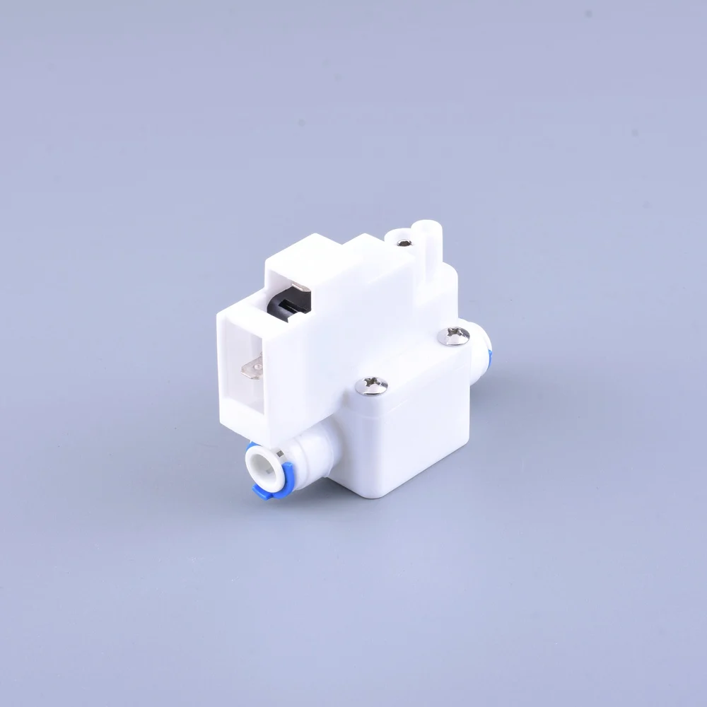 Pure Water Machine Accessories Purifier High Pressure Valve Pressure Switch Solenoid Valve 1/4 Tube Quick Connection