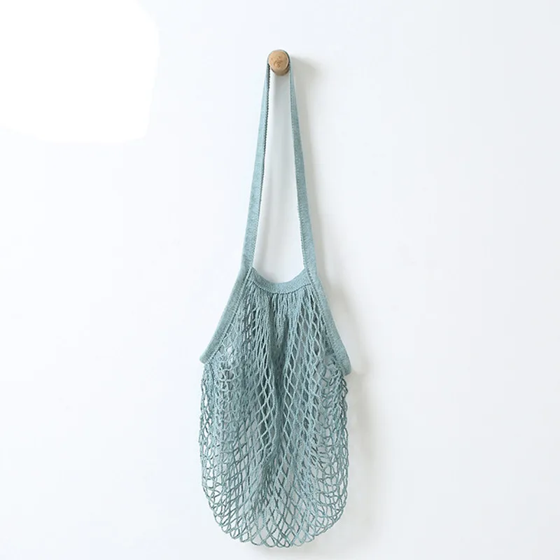 Fruit Storage Handbag Mesh Shoulder Bag Net Turtle Bag String Shopping Bag Reusable Fruit Storage Handbag Totes