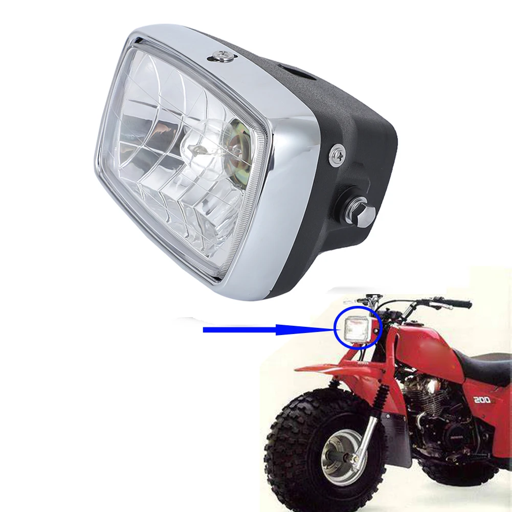 

ATV Front Headlight Assembly Light Replace 33100-VM4-003 For Honda ATC110 1981 1982 / FourTrax 125 TRX125 2x4 1985 Headlamp