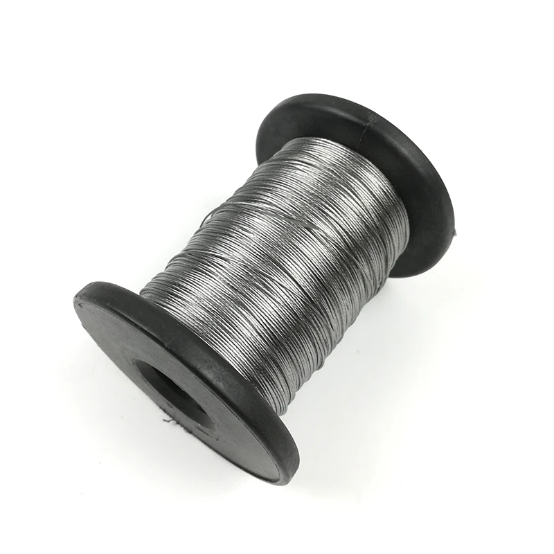 100Meter 1*7 Fishing line 0.3mm 0.4mm 0.5 0.6mm Diameter soft Steel Stranded wire Rope Cable rustproof 304 Stainless Steel