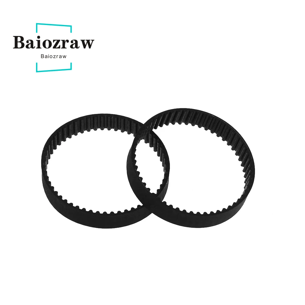 3D Printer Parts GT2 15mm Closed Loop Rubber Timing Belt 202 220 240 250 260 280 294 300 320 350 360 400 420 436 500mm 2GT 1pcs