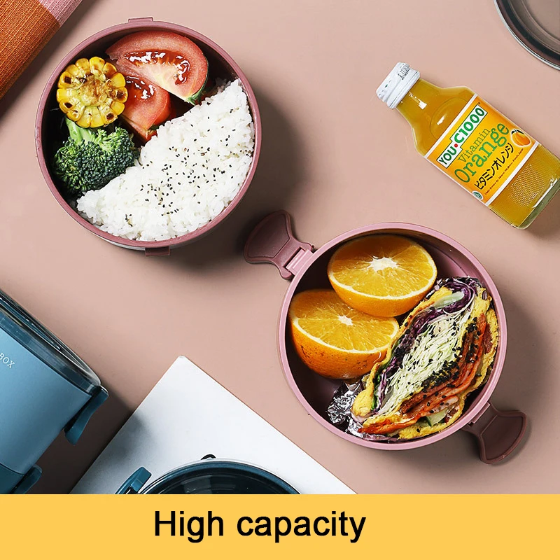 Double Bento Box Student School thermal Japanese style lunch box food storage containers With Compartment Breakfast Boxes