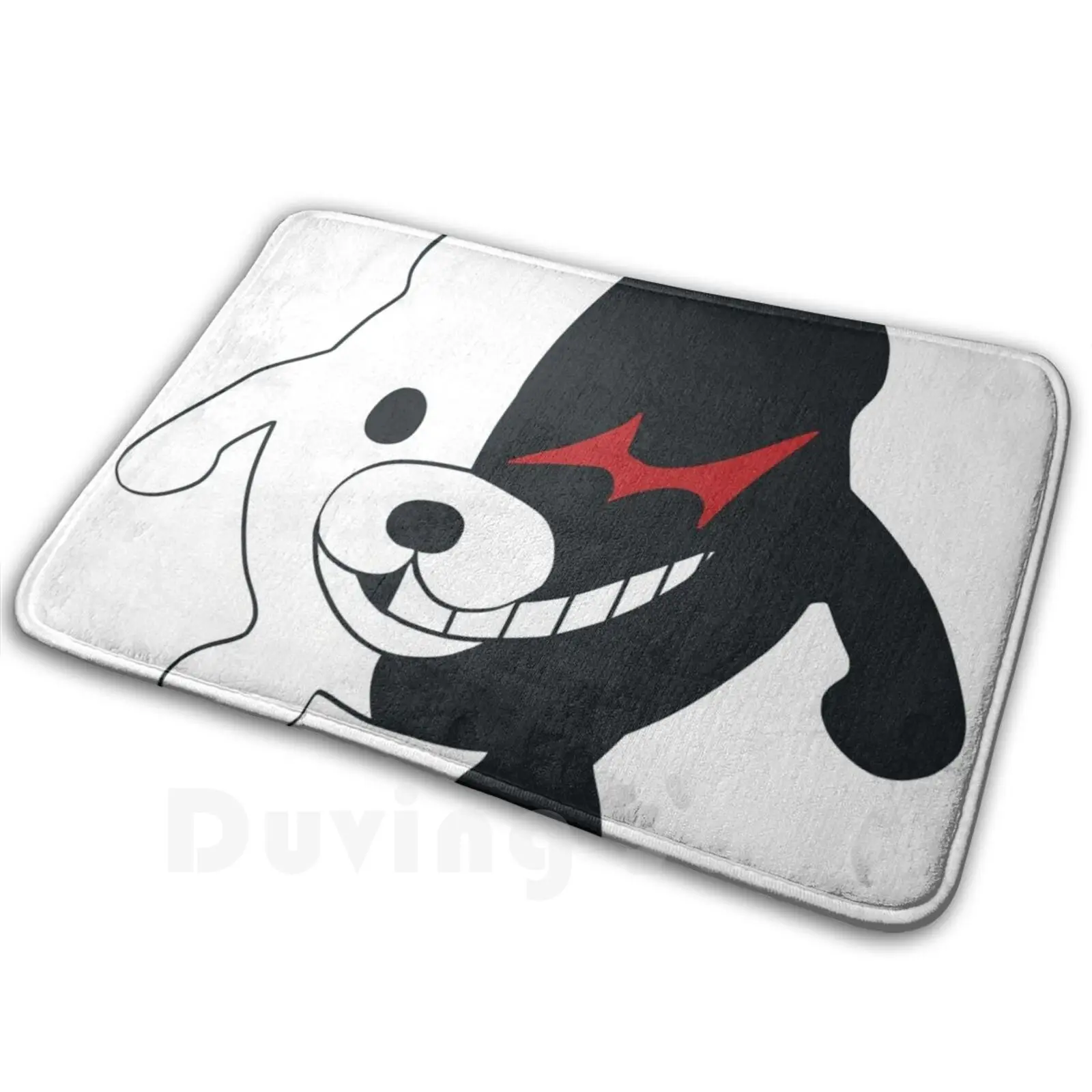 Monokuma Ball-Danganronpa Carpet Mat Rug Cushion Soft Non-Slip Danganronpa Dr Dr2 Dr3 Monokuma Meme Mmonokuma Ball