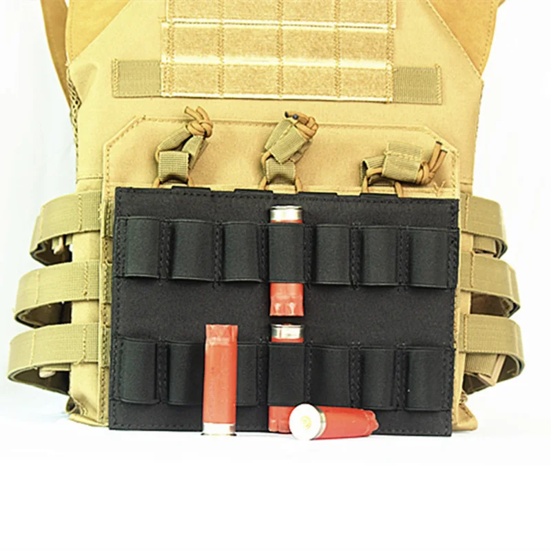 Tactical 14 Round 12 Gauge 12GA Bullet Shell Molle Pouch  Airsoft Hunting Accessories Bag Ammo Carrier Magazine Holder