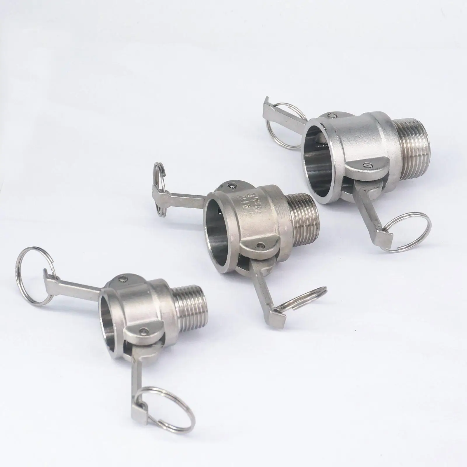 1/2 "- 3" Bsp 304 Rvs Type B Socket Camlock Fitting Groove Koppeling