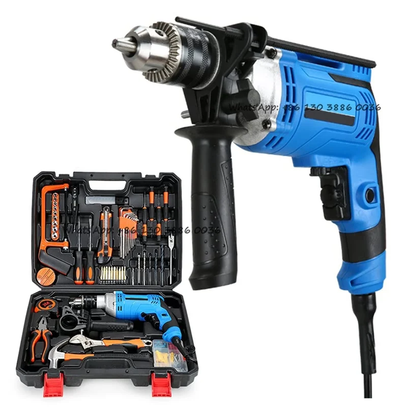 

220V Electric Screwdriver 710W Power Rotary Hammer 13mm Industrial Impact Drill for Concrete Tiles Metal Wood Wall Drilling